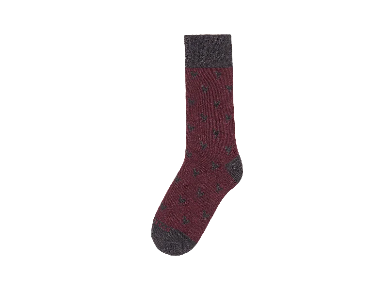 Burgundy-Charcoal