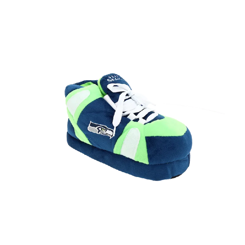 Men's slippers with a logo patch on the sideSeattle Seahawks Slippers
