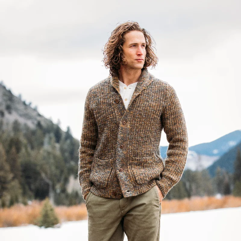 Plus Size Men's Distressed Denim - Look Sweater in Blue for a Trendy and Edgy StyleAlfred's Shawl Cardigan Sweater - Cornucopia Plus Size Men's Distressed Denim - Look Sweater in Blue for a Trendy and Edgy StyleAlfred's Shawl Cardigan Sweater - Cornucopia