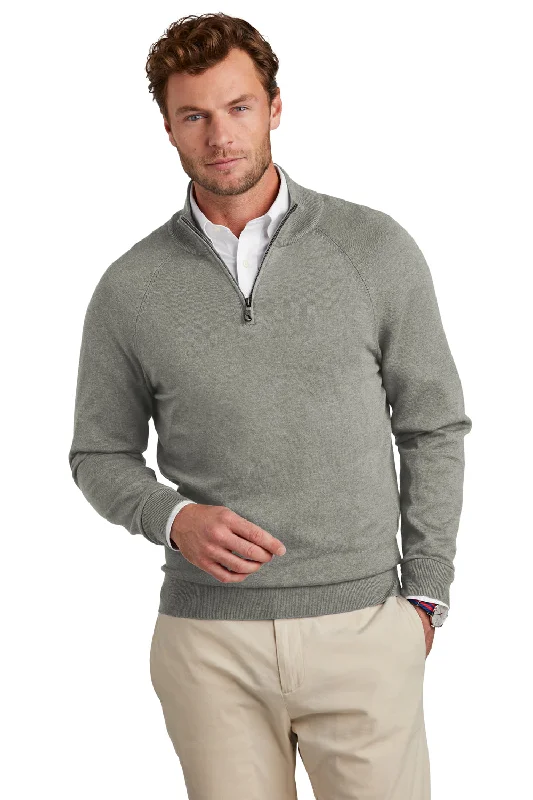 Plus Size Men's Striped Cotton - Blend Sweater in Navy and White for a Nautical - Themed VacationBrooks Brothers Mens Long Sleeve 1/4 Zip Sweater - Heather Light Shadow Grey Plus Size Men's Striped Cotton - Blend Sweater in Navy and White for a Nautical - Themed VacationBrooks Brothers Mens Long Sleeve 1/4 Zip Sweater - Heather Light Shadow Grey