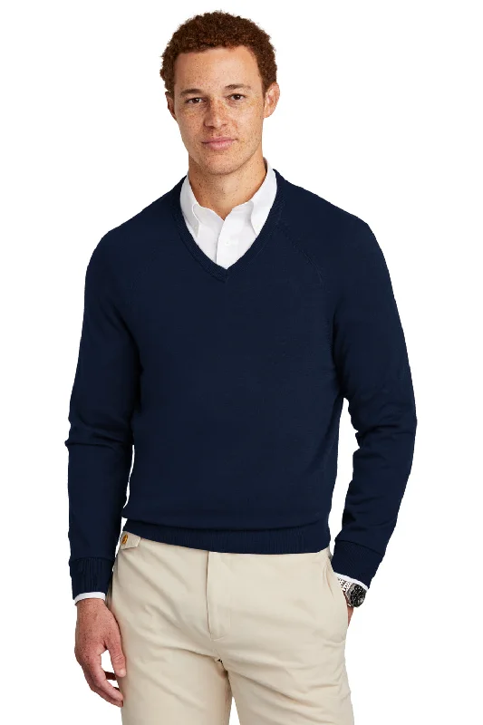 Men's Shearling - Lined Leather Sweater in Brown for a Rugged and Warm Winter EnsembleBrooks Brothers Mens Long Sleeve V-Neck Sweater - Navy Blue Men's Shearling - Lined Leather Sweater in Brown for a Rugged and Warm Winter EnsembleBrooks Brothers Mens Long Sleeve V-Neck Sweater - Navy Blue