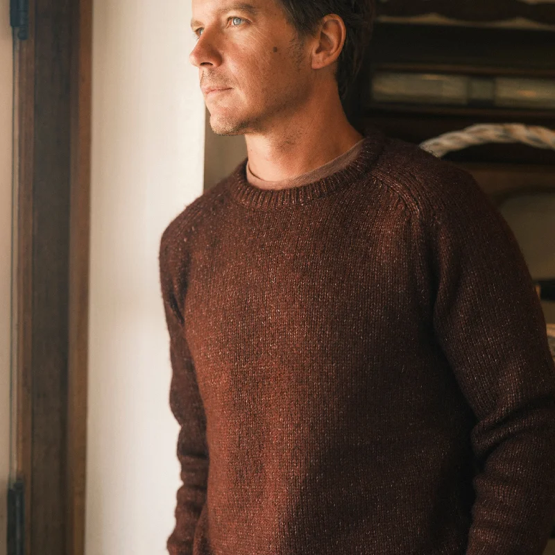 Plus Size Men's V - Neck Cashmere - Blend Sweater in Navy with Ribbed Trim for a Classic StyleCollegiate Sweater Crew - French Roast Plus Size Men's V - Neck Cashmere - Blend Sweater in Navy with Ribbed Trim for a Classic StyleCollegiate Sweater Crew - French Roast