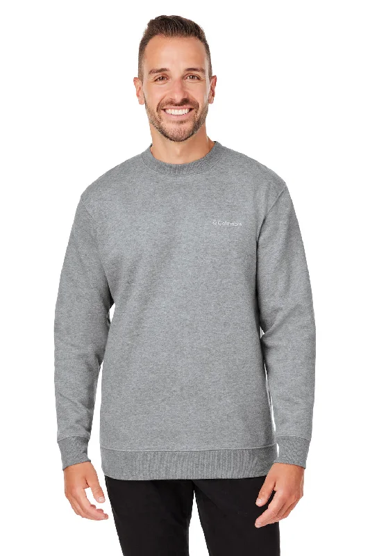 Men's Cable - Knit Sweater Dress in Gray for a Unique and Comfortable One - Piece OptionColumbia Mens Hart Mountain Long Sleeve Crewneck Sweater - Heather Charcoal Grey