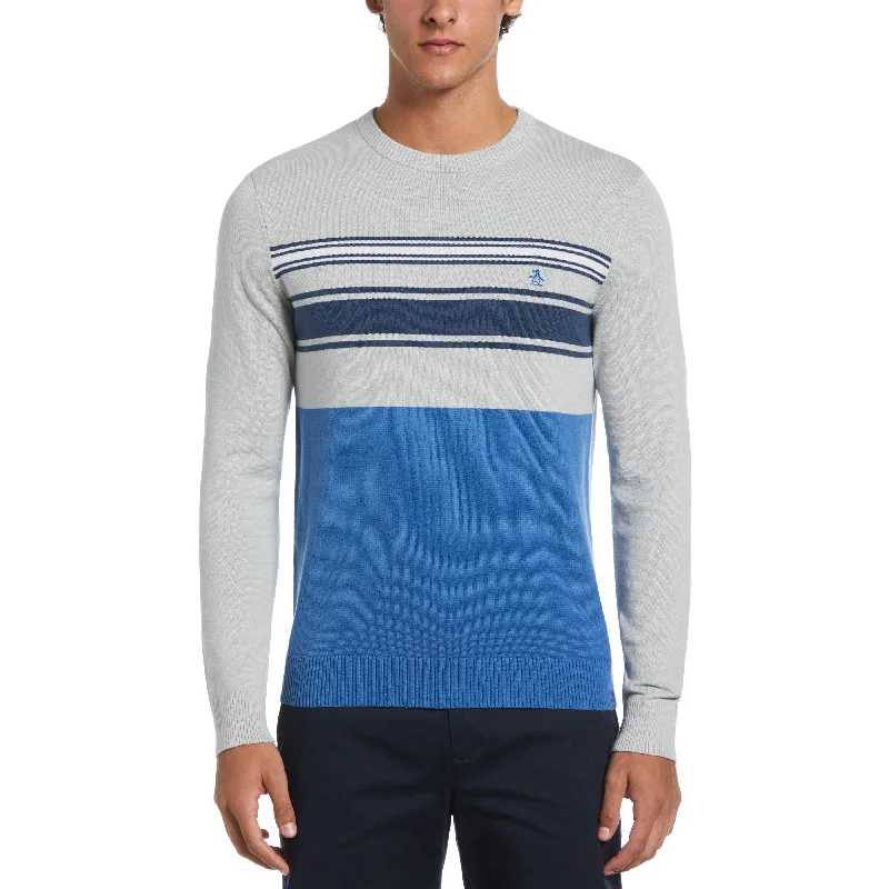 Men's Cable - Knit Turtleneck Merino Wool Sweater in Charcoal for a Winter Business LookCotton Engineered Stripe Sweater Men's Cable - Knit Turtleneck Merino Wool Sweater in Charcoal for a Winter Business LookCotton Engineered Stripe Sweater
