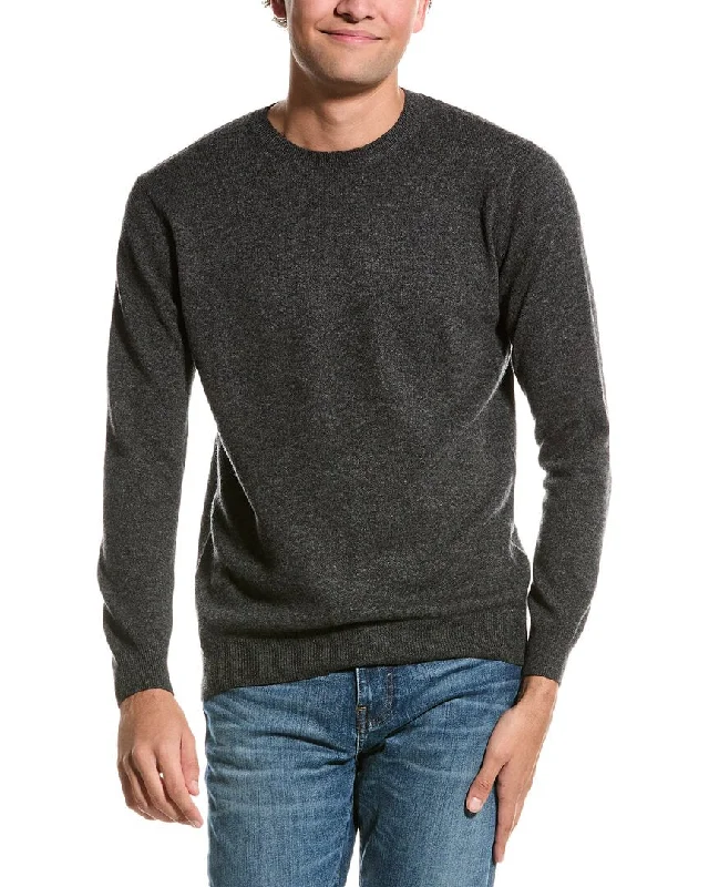 Men's Sequined Trimmed Sweater in Gold for a Glamorous New Year's PartyForte Classic Crew Cashmere Sweater Men's Sequined Trimmed Sweater in Gold for a Glamorous New Year's PartyForte Classic Crew Cashmere Sweater