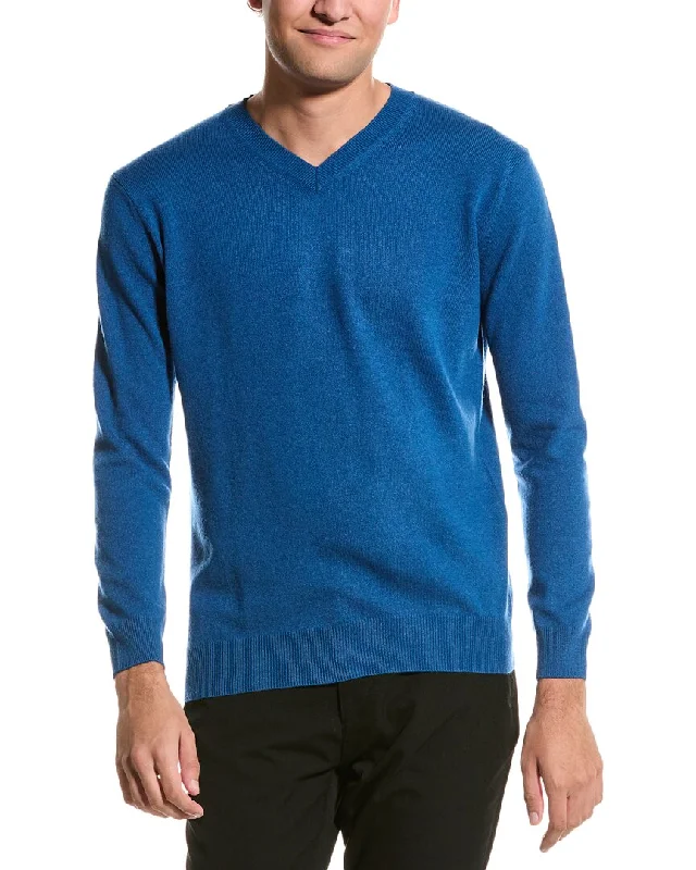 Men's Fringe - Trimmed Boho - Style Sweater in Beige for a Music Festival VibeForte V-Neck Cashmere Sweater Men's Fringe - Trimmed Boho - Style Sweater in Beige for a Music Festival VibeForte V-Neck Cashmere Sweater