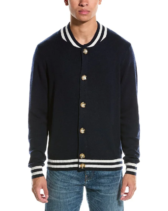 Plus Size Men's Open - Front Cardigan Sweater in Burgundy with Buttons for a Stylish LayerKier + J College Wool & Cashmere-Blend Cardigan Plus Size Men's Open - Front Cardigan Sweater in Burgundy with Buttons for a Stylish LayerKier + J College Wool & Cashmere-Blend Cardigan