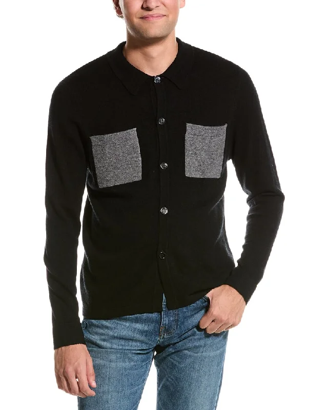 Men's Chunky Knit Fair Isle Patterned Wool Sweater in Multicolor for a Festive Holiday OutfitKier + J Wool & Cashmere-Blend Overshirt Men's Chunky Knit Fair Isle Patterned Wool Sweater in Multicolor for a Festive Holiday OutfitKier + J Wool & Cashmere-Blend Overshirt