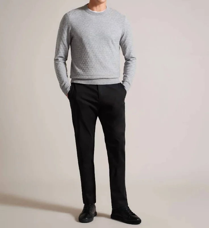 Men's Cable - Knit Sweater Dress in Gray for a Unique and Comfortable One - Piece OptionMen Lentic Raglan Sleeve Pullover Sweater In Grey-Marl Men's Cable - Knit Sweater Dress in Gray for a Unique and Comfortable One - Piece OptionMen Lentic Raglan Sleeve Pullover Sweater In Grey-Marl