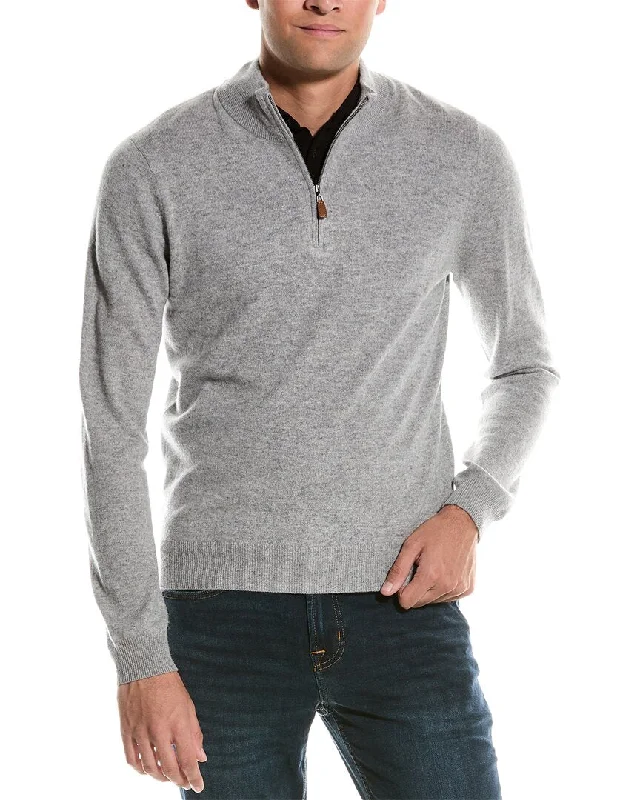 Men's Ribbed Bodycon Sweater in Red for a Sexy and Confident Night OutMette Quarter Zip Cashmere Pullover Men's Ribbed Bodycon Sweater in Red for a Sexy and Confident Night OutMette Quarter Zip Cashmere Pullover