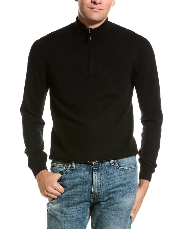 Tall Men's Button - Down Sweater in Mustard Yellow for a Pop of Color in SpringMette Quarter Zip Cashmere Pullover Tall Men's Button - Down Sweater in Mustard Yellow for a Pop of Color in SpringMette Quarter Zip Cashmere Pullover