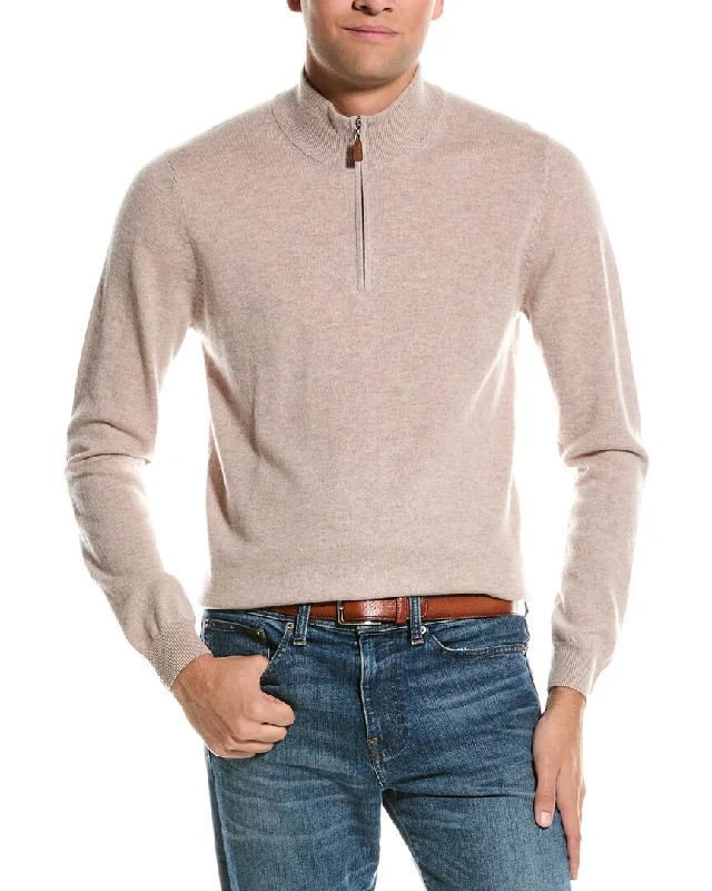Men's Cable - Knit Turtleneck Merino Wool Sweater in Charcoal for a Winter Business LookMette Quarter Zip Cashmere Pullover Men's Cable - Knit Turtleneck Merino Wool Sweater in Charcoal for a Winter Business LookMette Quarter Zip Cashmere Pullover