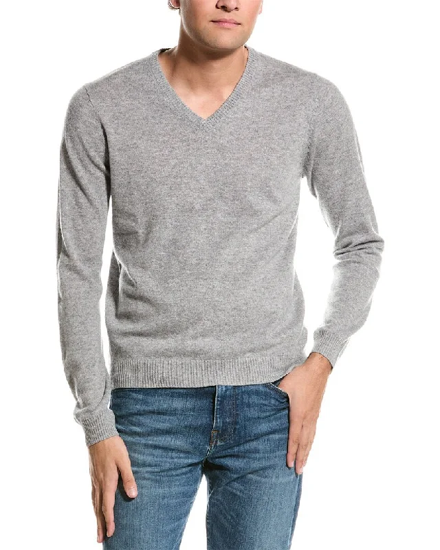 Men's Cable - Knit Sweater Dress in Gray for a Unique and Comfortable One - Piece OptionMette V-Neck Cashmere Sweater Men's Cable - Knit Sweater Dress in Gray for a Unique and Comfortable One - Piece OptionMette V-Neck Cashmere Sweater