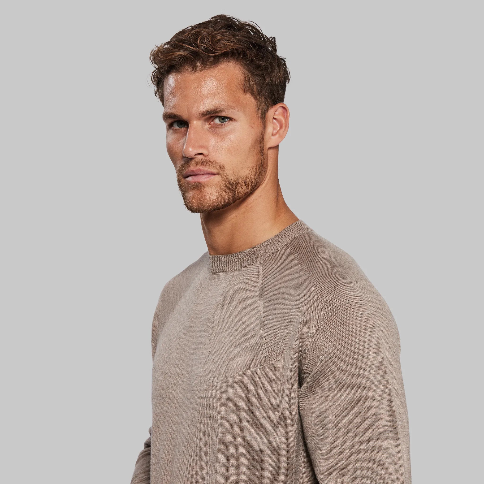 Men's Jacquard Patterned Wool - Acrylic Sweater in Purple for a Sophisticated Autumn OutfitPlanet Earth Sweater. Oatmeal edition Men's Jacquard Patterned Wool - Acrylic Sweater in Purple for a Sophisticated Autumn OutfitPlanet Earth Sweater. Oatmeal edition