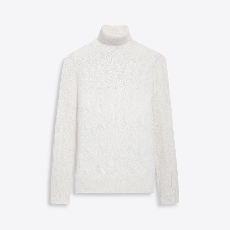 Men's Cable - Knit Sweater Dress in Gray for a Unique and Comfortable One - Piece OptionTurtle Neck Cable Jacquard Sweater Men's Cable - Knit Sweater Dress in Gray for a Unique and Comfortable One - Piece OptionTurtle Neck Cable Jacquard Sweater