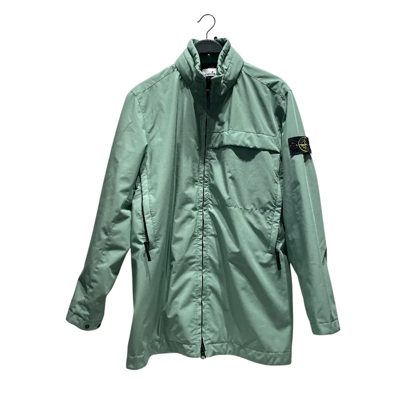 Men coats with a quick - drying feature for active lifestylesSTONE ISLAND/Coat/M/GRN/shell r e dye dust coat Men coats with a quick - drying feature for active lifestylesSTONE ISLAND/Coat/M/GRN/shell r e dye dust coat