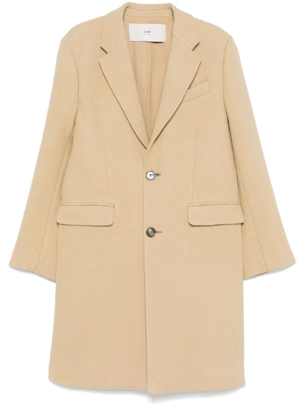 Men coats with a drawstring waist for a customizable fitAmi Paris Men's Coats