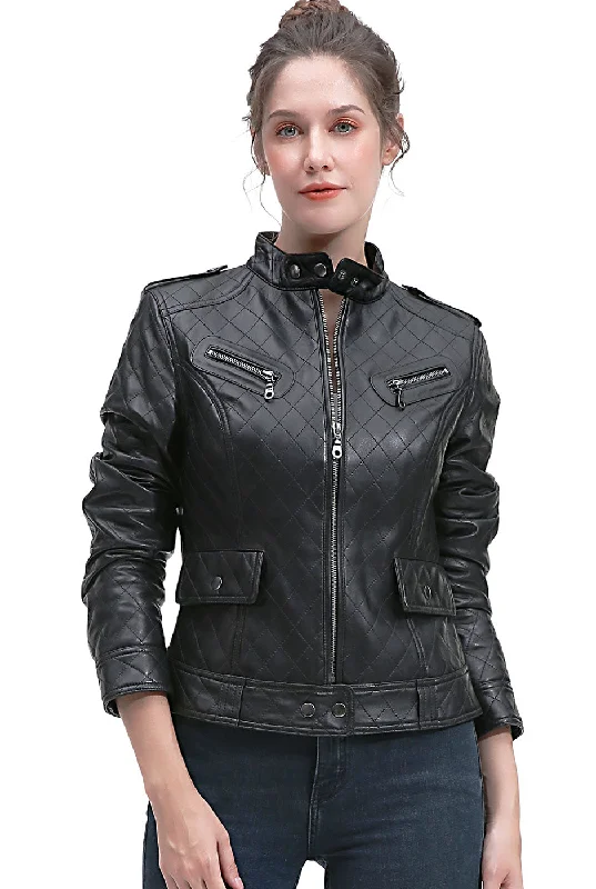 Men coats with a quick - drying feature for active lifestylesBGSD Women Clara Lambskin Leather Jacket Men coats with a quick - drying feature for active lifestylesBGSD Women Clara Lambskin Leather Jacket