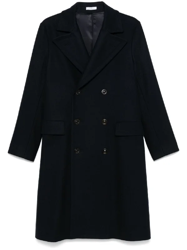 Men coats made of high - quality leather for a rugged and durable optionBoglioli Men's Coats blue Men coats made of high - quality leather for a rugged and durable optionBoglioli Men's Coats blue