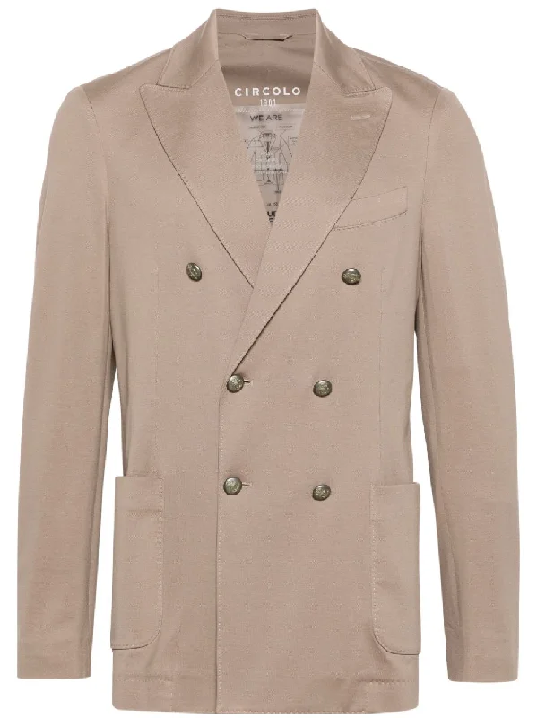 Men coats with a soft fleece interior for extra warmth and comfortCircolo 1901 Men's Jackets Dove Men coats with a soft fleece interior for extra warmth and comfortCircolo 1901 Men's Jackets Dove
