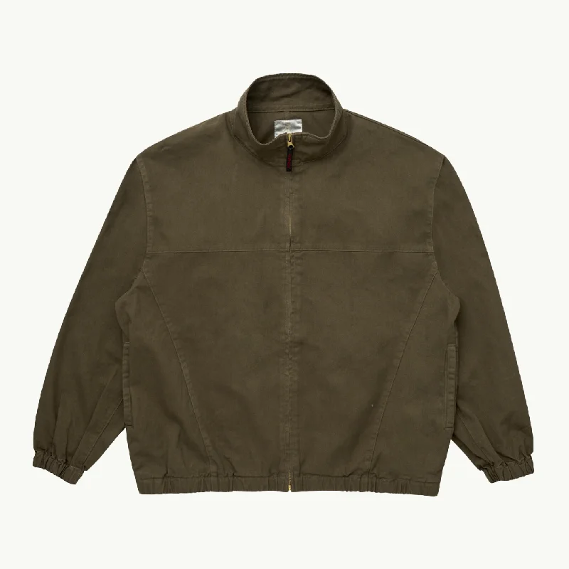 Men coats made of high - quality leather for a rugged and durable optionTwill Around Jacket - Dusky Olive Men coats made of high - quality leather for a rugged and durable optionTwill Around Jacket - Dusky Olive