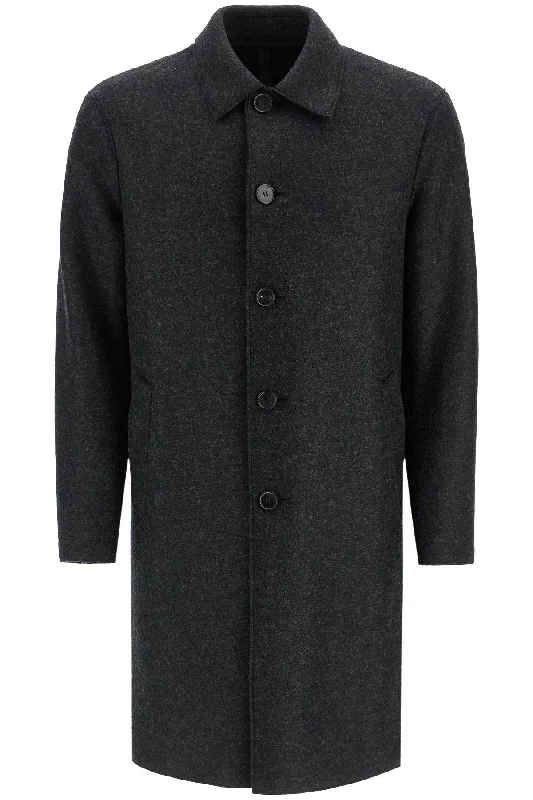 Waterproof men coats with taped seams for heavy rain and snow daysHarris Wharf London Men's Single-Breasted Pressed Wool Coat Waterproof men coats with taped seams for heavy rain and snow daysHarris Wharf London Men's Single-Breasted Pressed Wool Coat