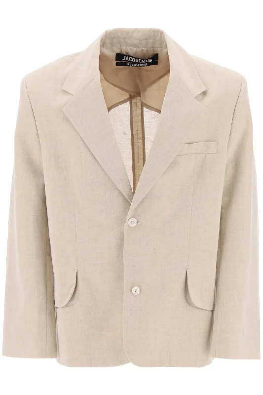 Men coats with a quick - drying feature for active lifestylesJacquemus Men's "Single-Breasted Jacket Titled The Men coats with a quick - drying feature for active lifestylesJacquemus Men's "Single-Breasted Jacket Titled The