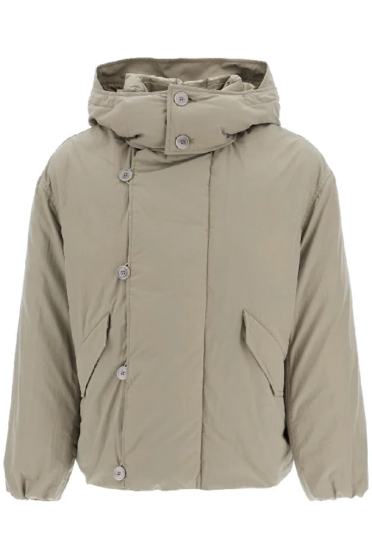 Long - line men coats reaching below the knee for maximum coverageLemaire Men's Cotton Canvas Down Comforter Long - line men coats reaching below the knee for maximum coverageLemaire Men's Cotton Canvas Down Comforter