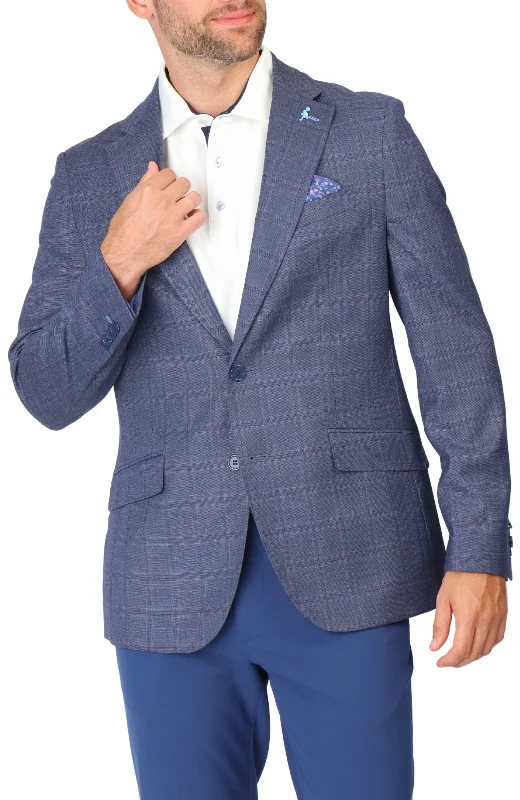 Men coats made of high - quality leather for a rugged and durable optionNavy Tonal Windowpane Sport Coat Men coats made of high - quality leather for a rugged and durable optionNavy Tonal Windowpane Sport Coat