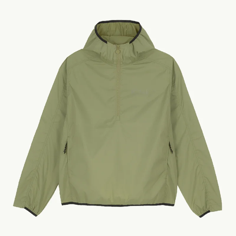 Men coats made of high - quality leather for a rugged and durable optionPackable Anorak Jacket - Dirty Green Men coats made of high - quality leather for a rugged and durable optionPackable Anorak Jacket - Dirty Green