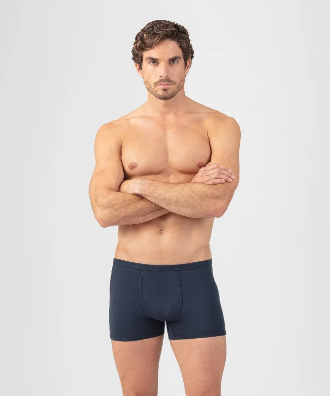 Men's antibacterial boxer briefs for odor control​Boxer Briefs: Navy