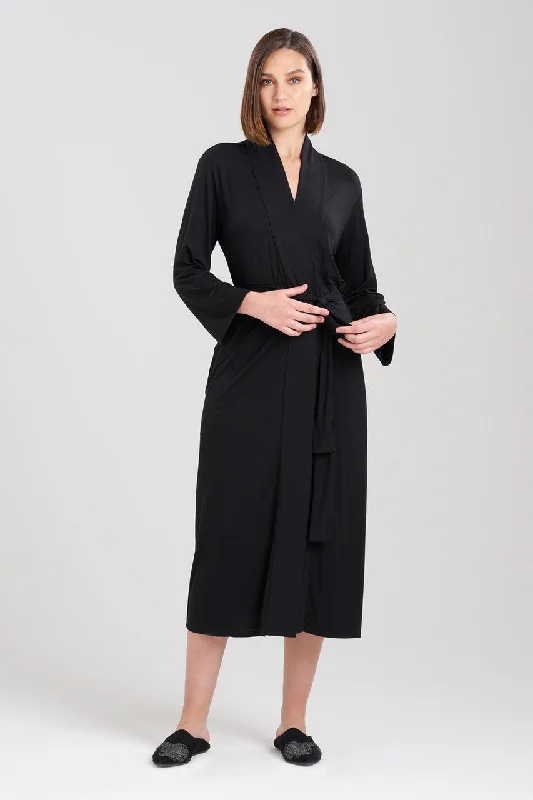 Men's robes with a zip - front closure​Feathers Essentials Lenzing™ Ecovero™ Viscose Robe