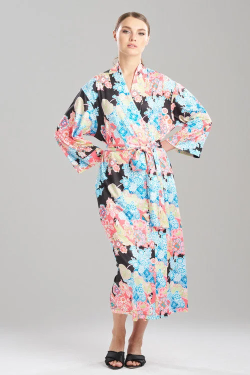 Men's luxury silk robes for a sophisticated look​Geisha Garden Knit Robe