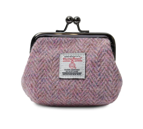 Pink Herringbone