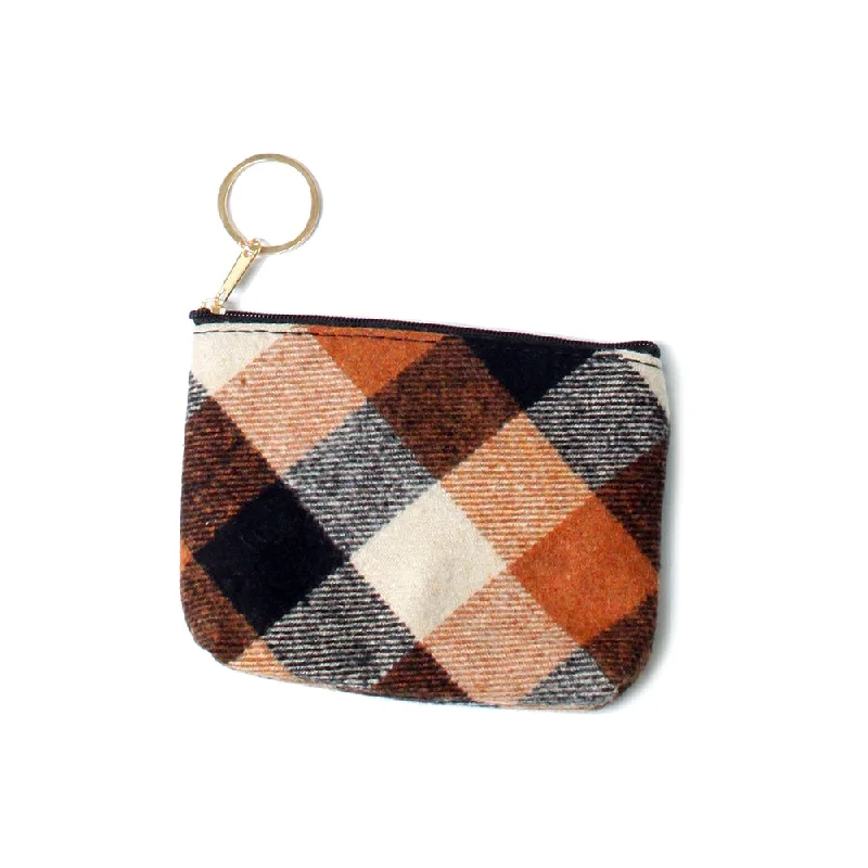 Men waistcoats with a built - in media pocket for tech - savvy usersPlaid Coin Purse 100% Polyester Men waistcoats with a built - in media pocket for tech - savvy usersPlaid Coin Purse 100% Polyester