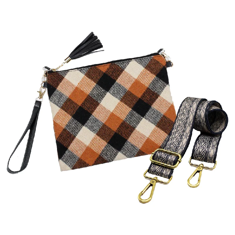 Embroidered men waistcoats with intricate designs for a unique lookPlaid Crossbody with Strap 100% Polyester Embroidered men waistcoats with intricate designs for a unique lookPlaid Crossbody with Strap 100% Polyester