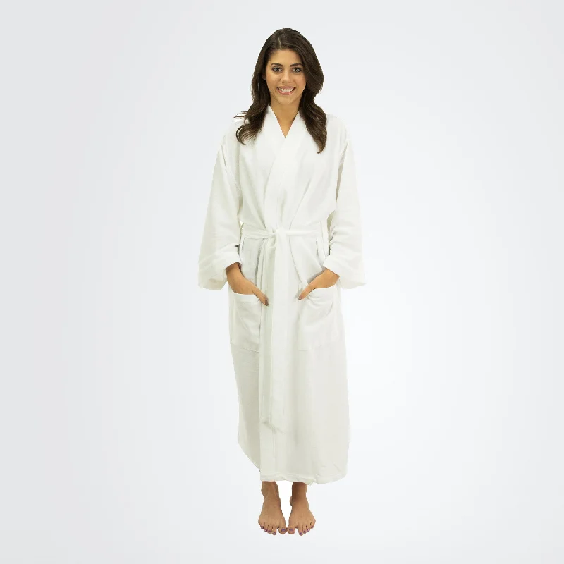 Men's sleep robes with a relaxed fit​Women's Travel Loop Terry Kimono Robe