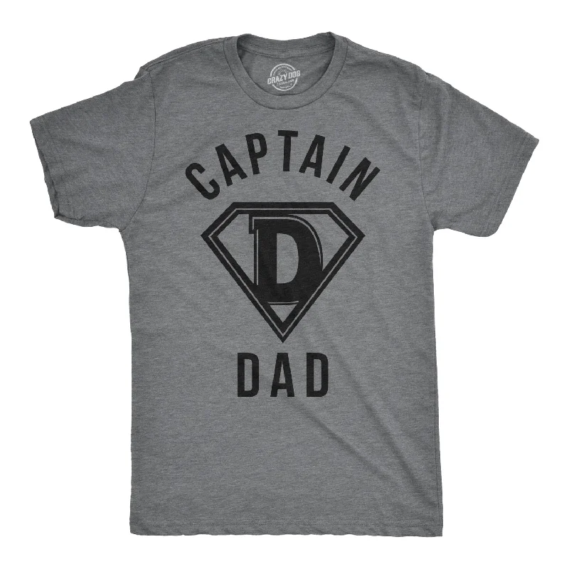 Men's tie - dye t - shirts with a bohemian styleCaptain Dad Men's T Shirt