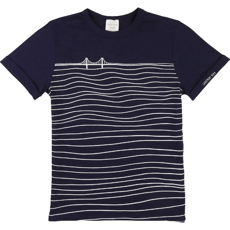 Men's organic cotton crew - neck t - shirts for everyday comfortCarrement Beau SS Tee-Shirt Spring 1 Navy Men's organic cotton crew - neck t - shirts for everyday comfortCarrement Beau SS Tee-Shirt Spring 1 Navy