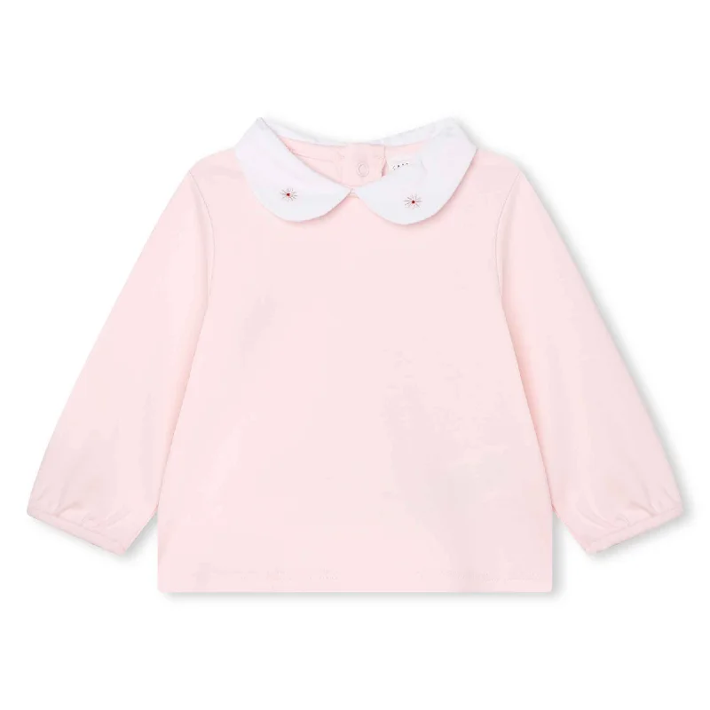 Men's mock - neck t - shirts with a modern and sleek styleCarrement Beau T-Shirt Apricot Men's mock - neck t - shirts with a modern and sleek styleCarrement Beau T-Shirt Apricot