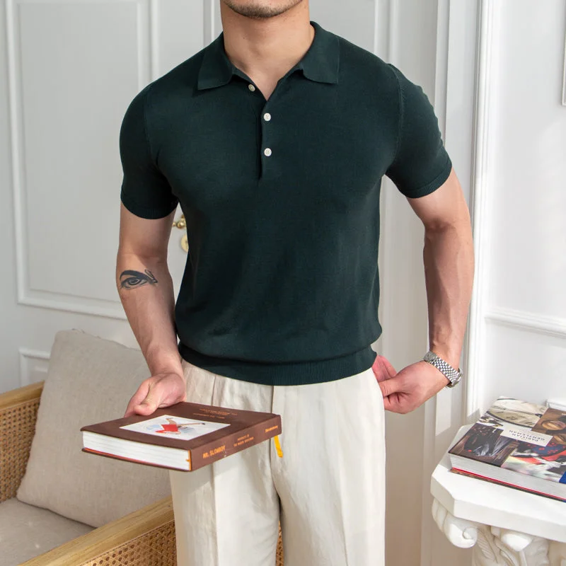 Men's plus size golf polo shirts in moisture wicking fabricEveryday Knit Polo