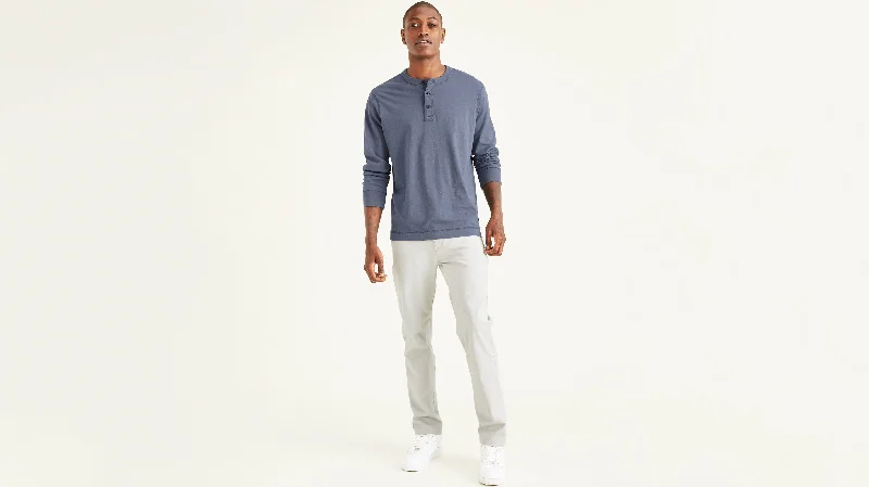 Men's reversible polo shirts with two different looksHenley, Regular Fit