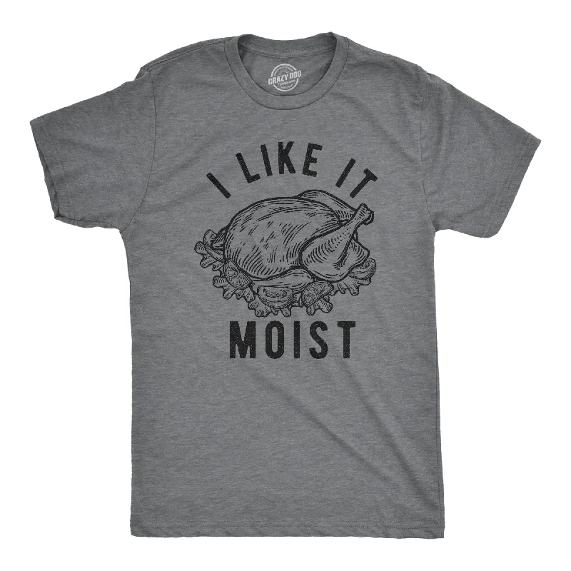 Men's ribbed t - shirts with a textured finish for added styleI Like It Moist Men's T Shirt Men's ribbed t - shirts with a textured finish for added styleI Like It Moist Men's T Shirt