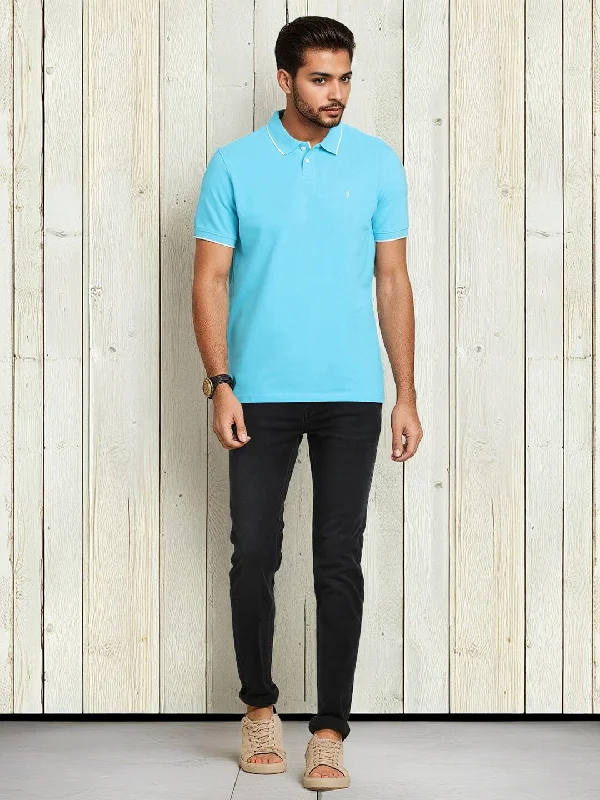 Men's button - down spread collar polo shirts for business casualMen Solid Polo T-Shirt Men's button - down spread collar polo shirts for business casualMen Solid Polo T-Shirt