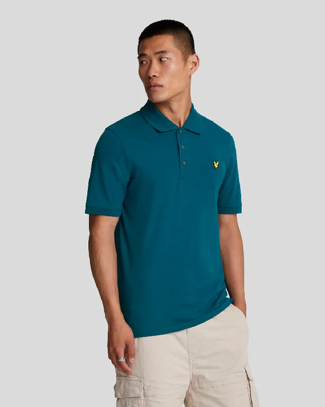 Men's jacquard woven polo shirts with intricate designsPlain Polo Shirt