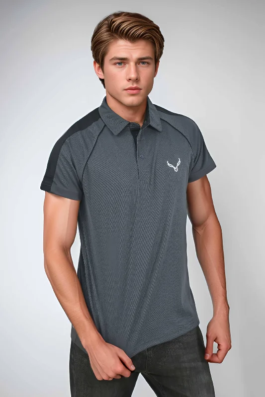 Men's quick - dry polo shirts for water sports activitiesPolo Athletica Men's Fall 8 Times Stand Up 9 Printed Activewear Polo Shirt Men's quick - dry polo shirts for water sports activitiesPolo Athletica Men's Fall 8 Times Stand Up 9 Printed Activewear Polo Shirt
