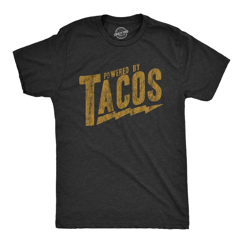 Men's plus - size pocket t - shirts with a classic lookPowered By Tacos Men's T Shirt Men's plus - size pocket t - shirts with a classic lookPowered By Tacos Men's T Shirt