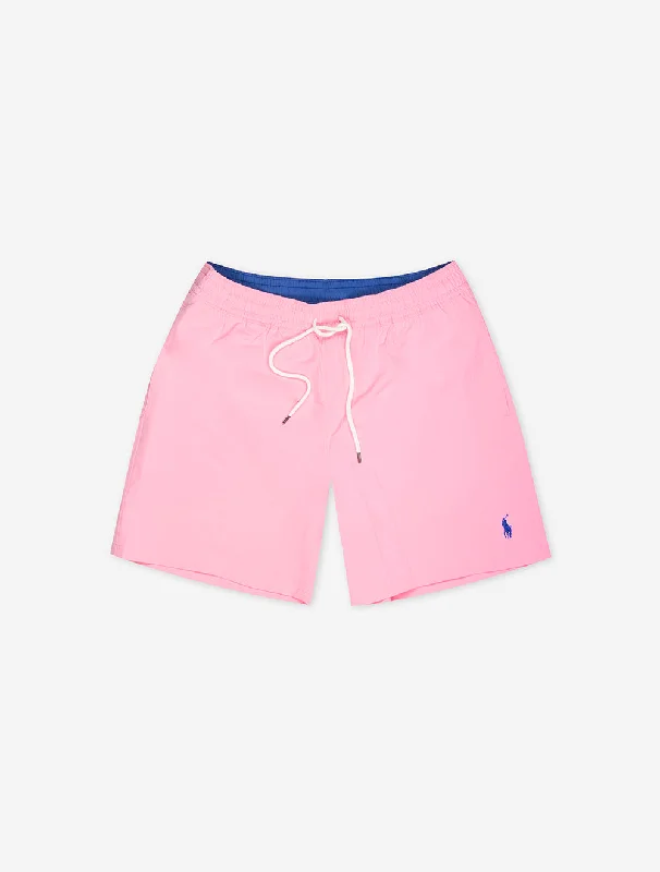 Men's color - block polo shirts with a bold fashion statementTraveler Swim Shorts Pink Men's color - block polo shirts with a bold fashion statementTraveler Swim Shorts Pink