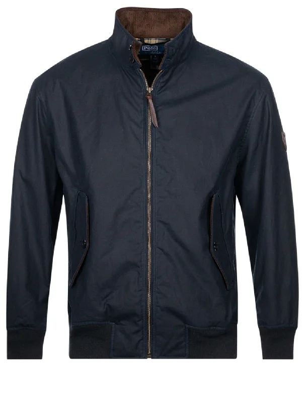 Men's plus size golf polo shirts in moisture wicking fabricWaxed Insulated Bomber Cruise Navy Men's plus size golf polo shirts in moisture wicking fabricWaxed Insulated Bomber Cruise Navy