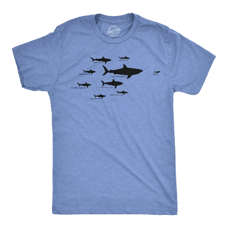 Shark Hierarchy Men's T Shirt